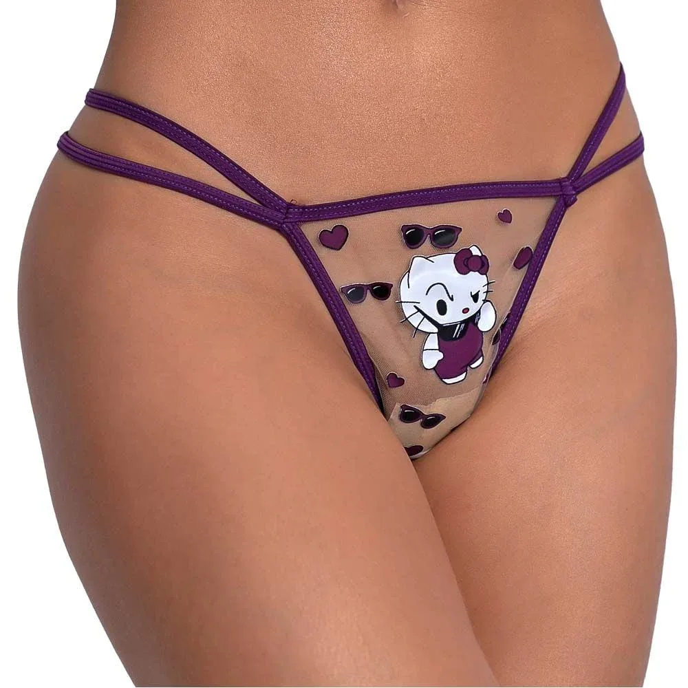 Calcinha hello kity transparente