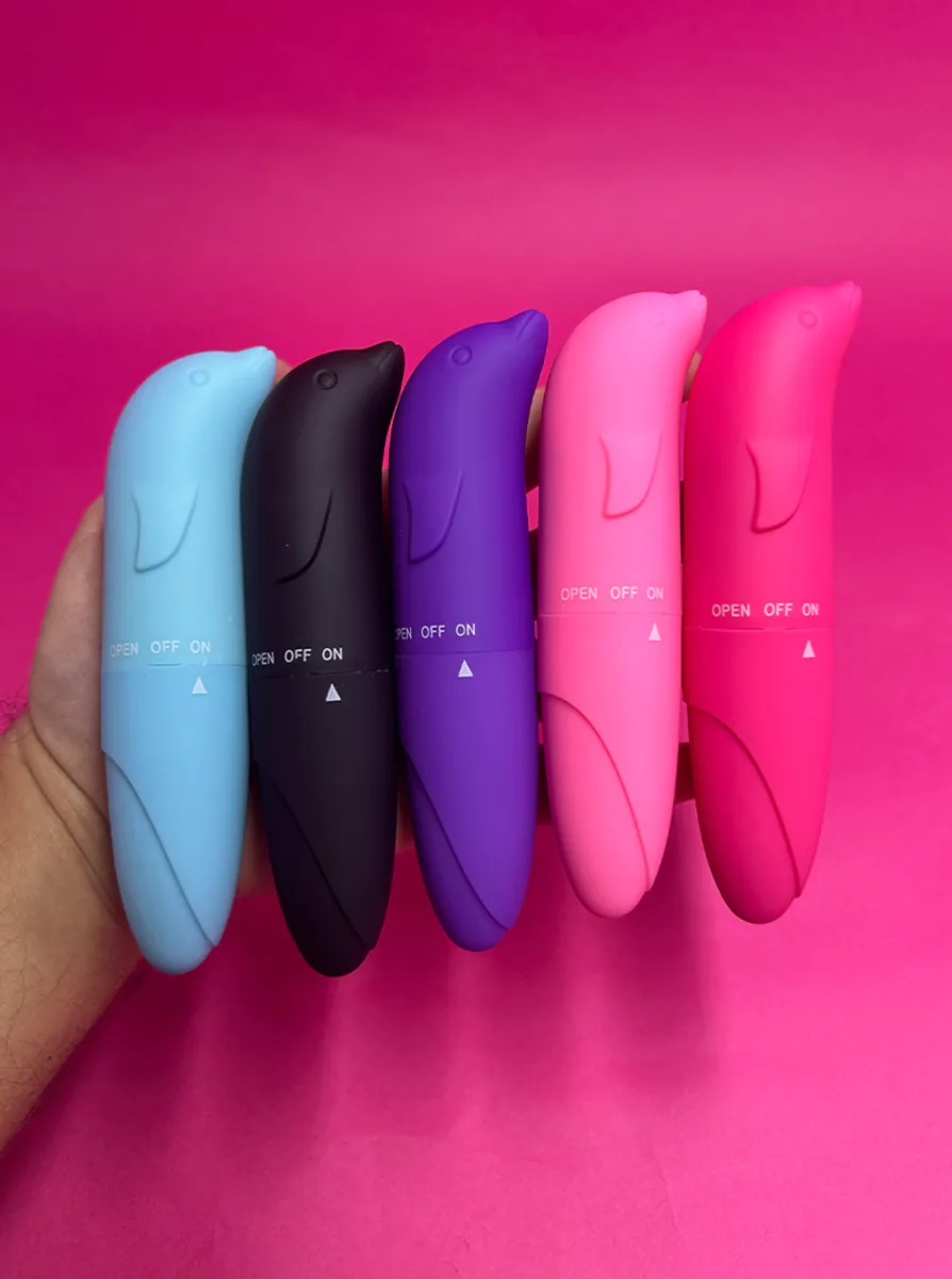 Vibrador golfinho aveludado
